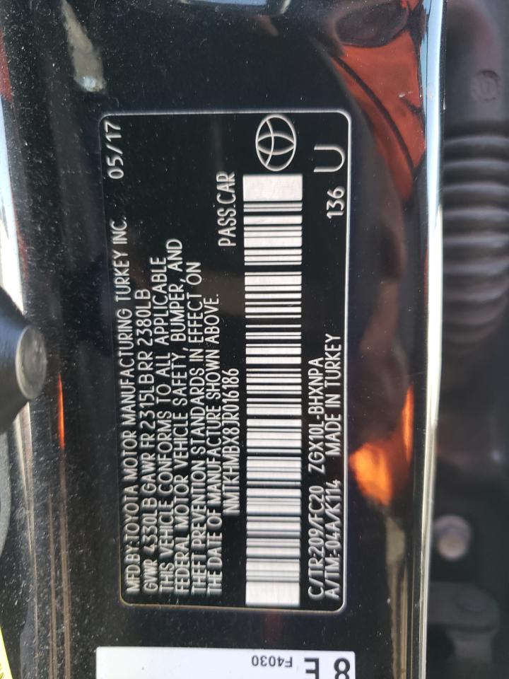 NMTKHMBX8JR016186 2018 Toyota C-Hr Xle