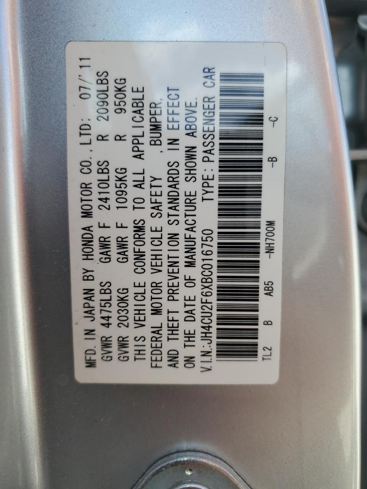 JH4CU2F6XBC016750 2011 Acura Tsx