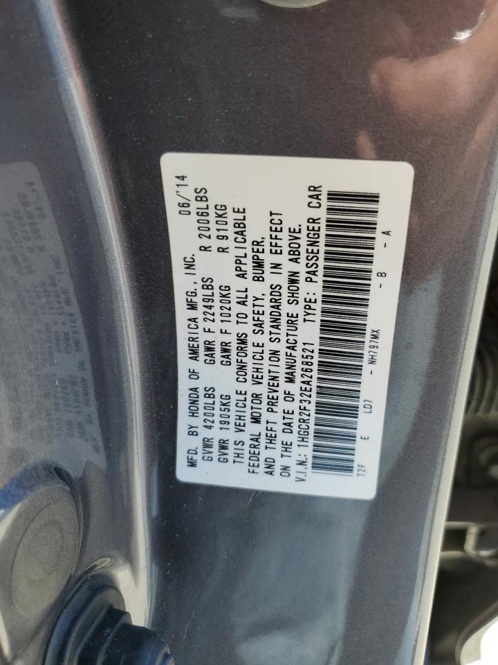 1HGCR2F32EA268521 2014 Honda Accord Lx