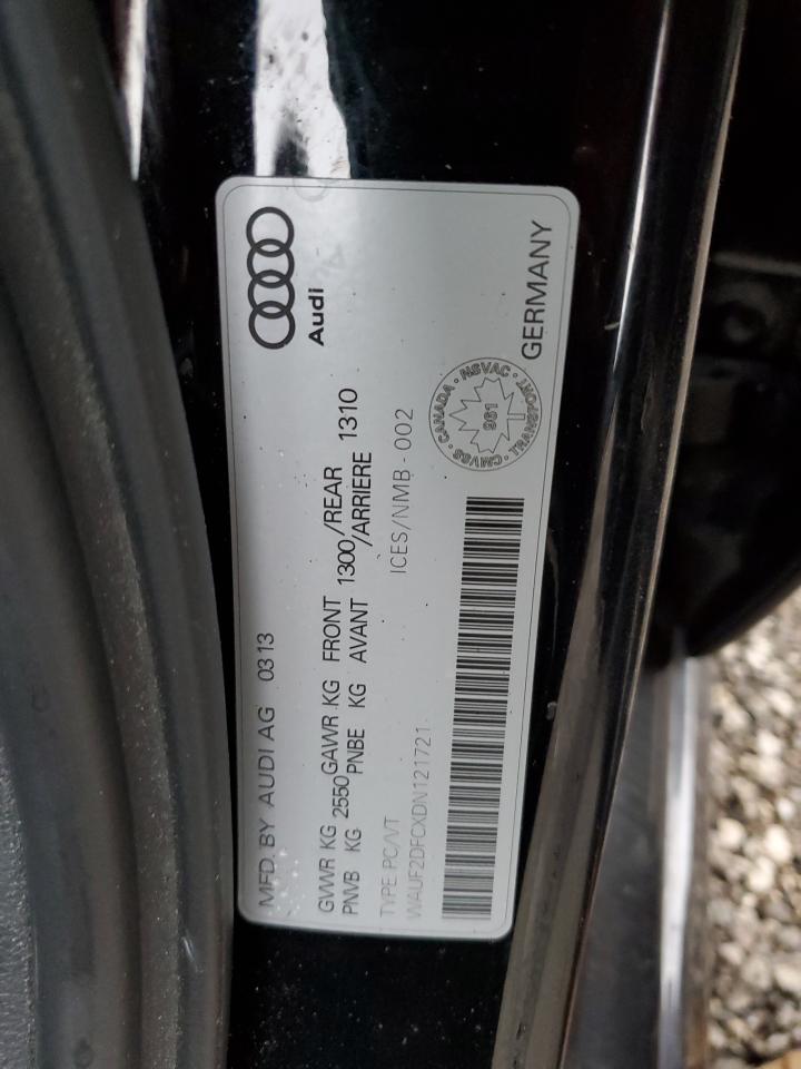 WAUF2DFCXDN121721 2013 Audi S6