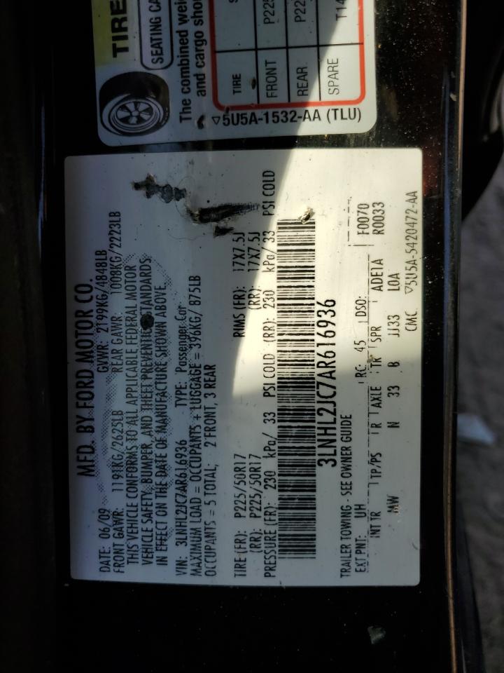 3LNHL2JC7AR616936 2010 Lincoln Mkz