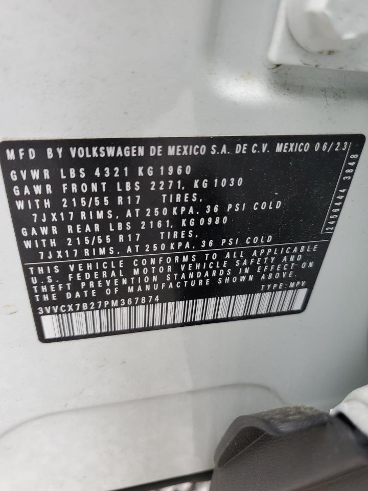 3VVCX7B27PM367874 2023 Volkswagen Taos S