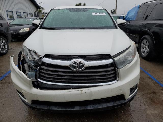  TOYOTA HIGHLANDER 2016 Белый