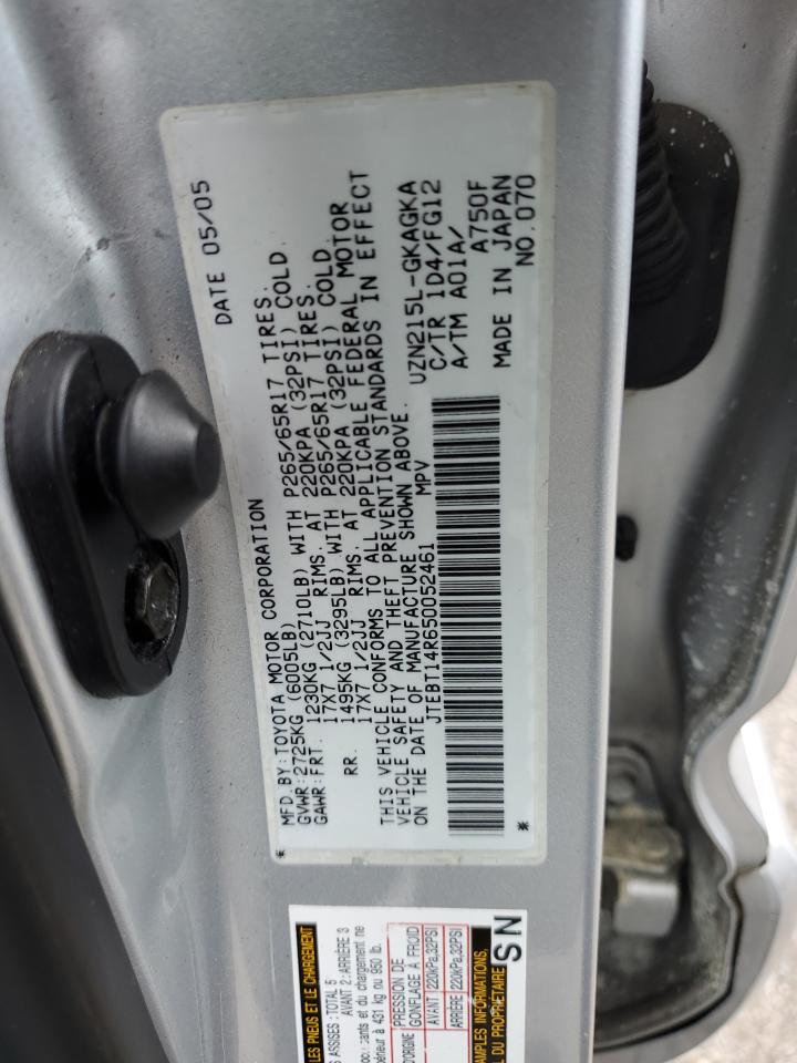 JTEBT14R650052461 2005 Toyota 4Runner Sr5