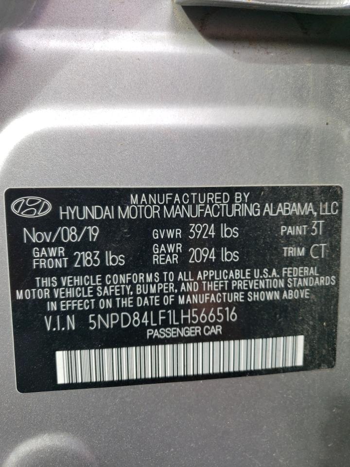 5NPD84LF1LH566516 2020 Hyundai Elantra Sel