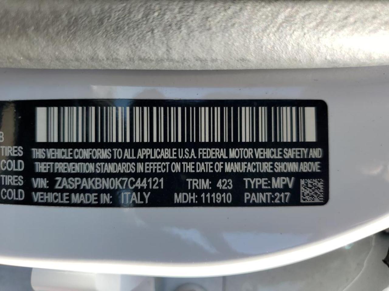 2019 Alfa Romeo Stelvio Ti VIN: ZASPAKBN0K7C44121 Lot: 70489124