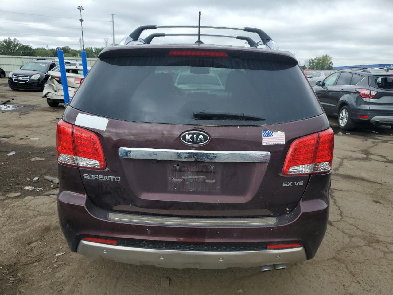 2012 Kia Sorento Sx VIN: 5XYKW4A22CG236498 Lot: 72841674