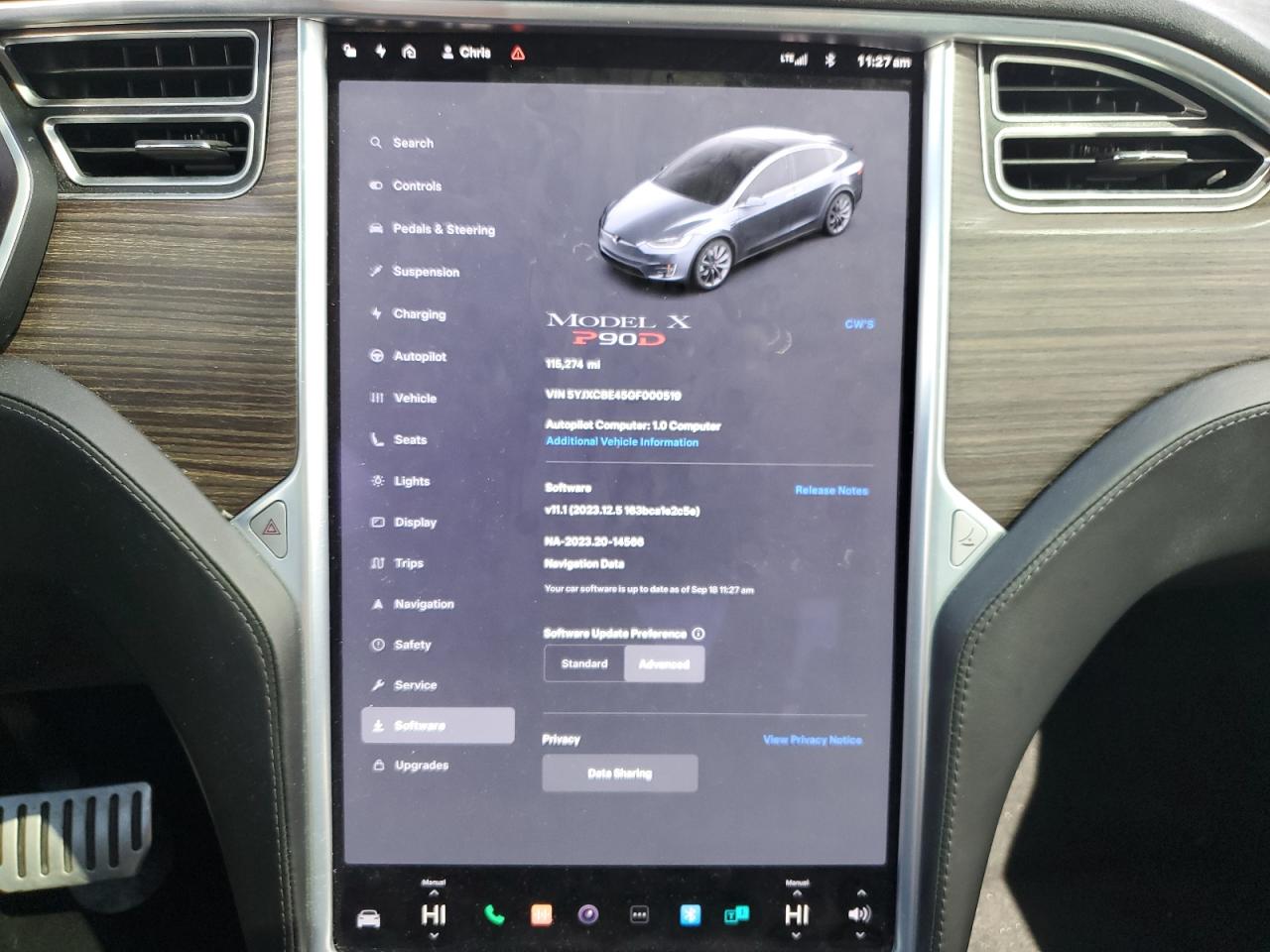 5YJXCBE45GF000519 2016 Tesla Model X