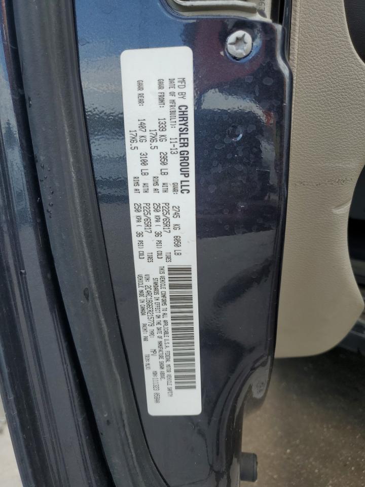 2C4RC1BG6ER215779 2014 Chrysler Town & Country Touring