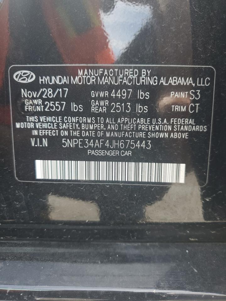 5NPE34AF4JH675443 2018 Hyundai Sonata Sport