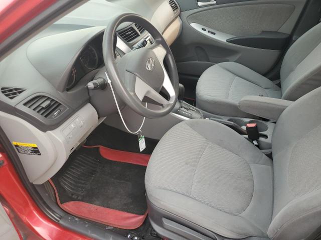  HYUNDAI ACCENT 2013 Red