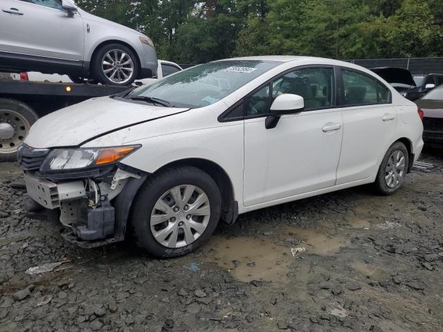  HONDA CIVIC 2012 White