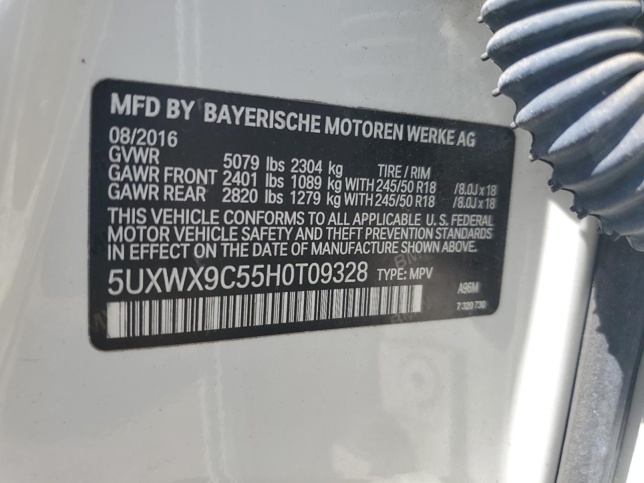 5UXWX9C55H0T09328 2017 BMW X3 - Image 16