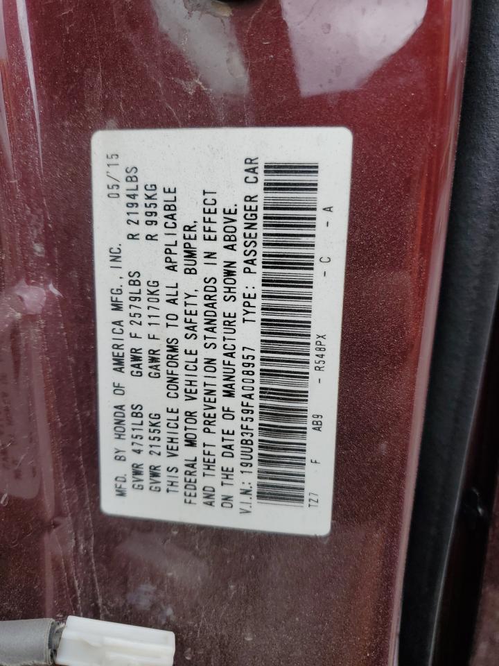 19UUB3F59FA008957 2015 Acura Tlx Tech