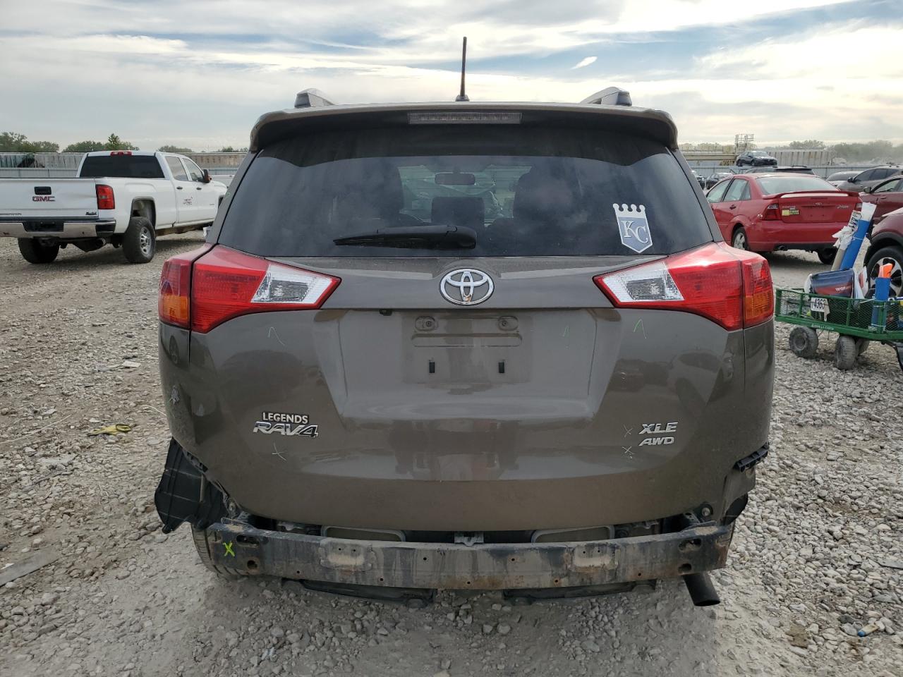 VIN JTMRFREV3DD007246 2013 TOYOTA RAV4 no.6