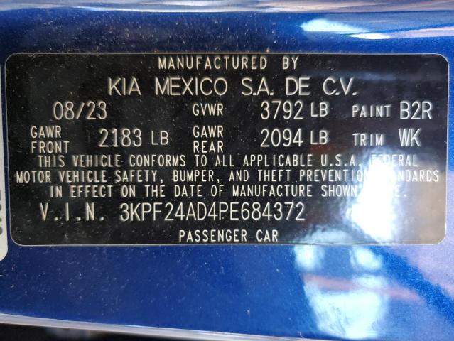 3KPF24AD4PE684372 Kia Forte LX 14