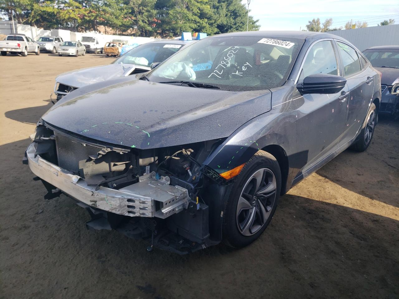 19XFC2F69KE215475 2019 Honda Civic Lx