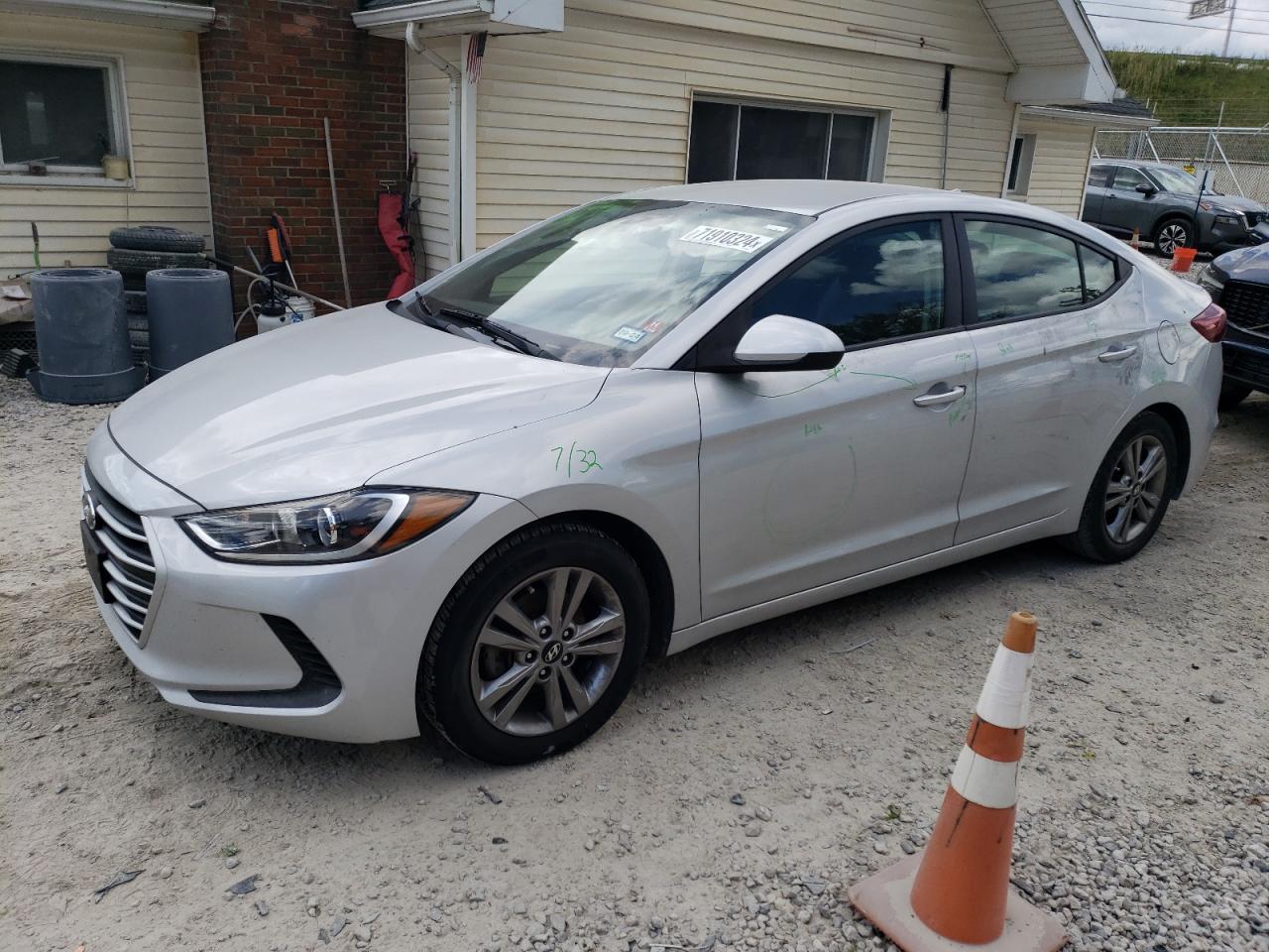 2018 Hyundai Elantra Sel VIN: KMHD84LFXJU570997 Lot: 71910324