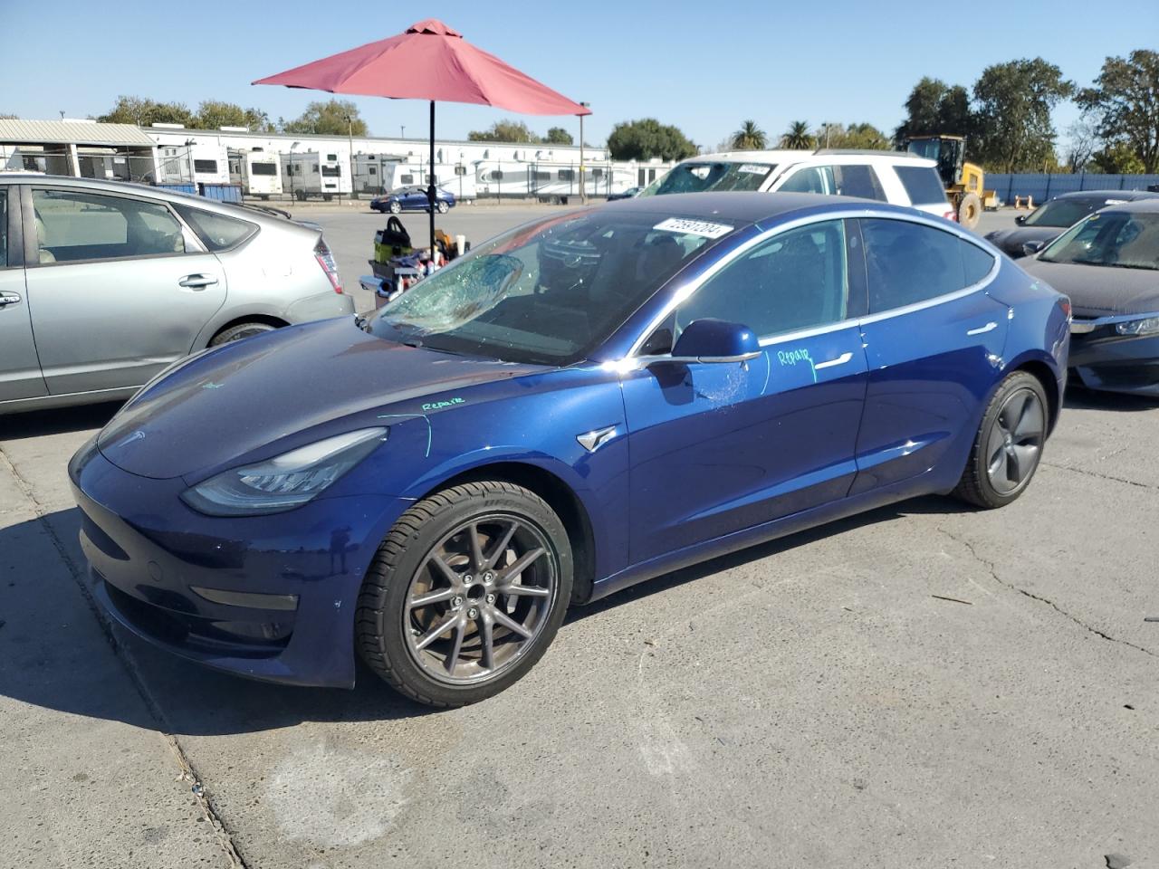 5YJ3E1EA6JF118031 2018 TESLA MODEL 3 - Image 1