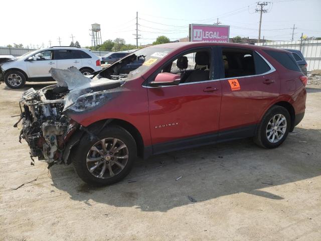 2019 Chevrolet Equinox Lt продається в Chicago Heights, IL - Burn