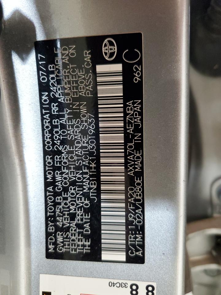 JTNB11HK1J3019637 2018 Toyota Camry L