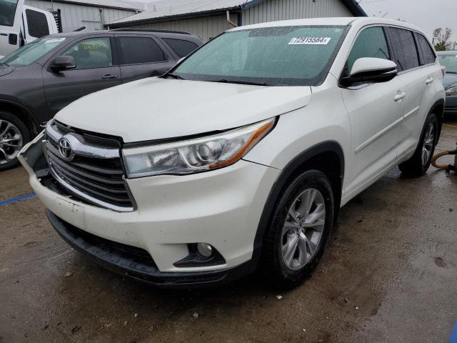  TOYOTA HIGHLANDER 2016 Белый