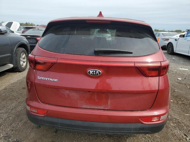  KIA SPORTAGE 2018 Czerwony