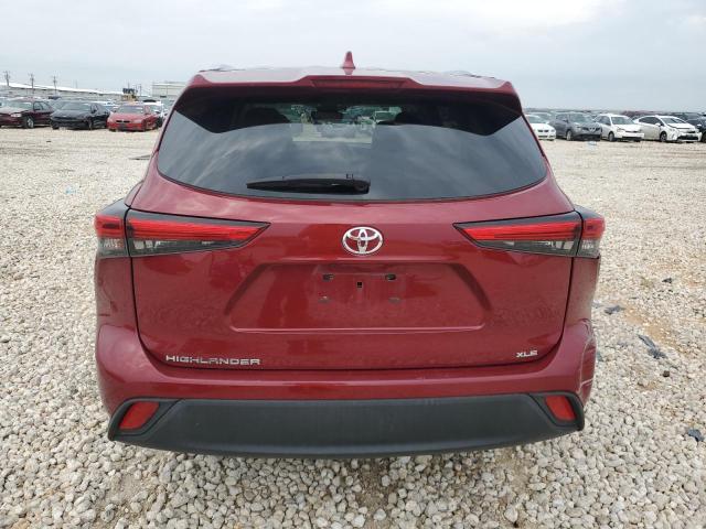  TOYOTA HIGHLANDER 2021 Czerwony