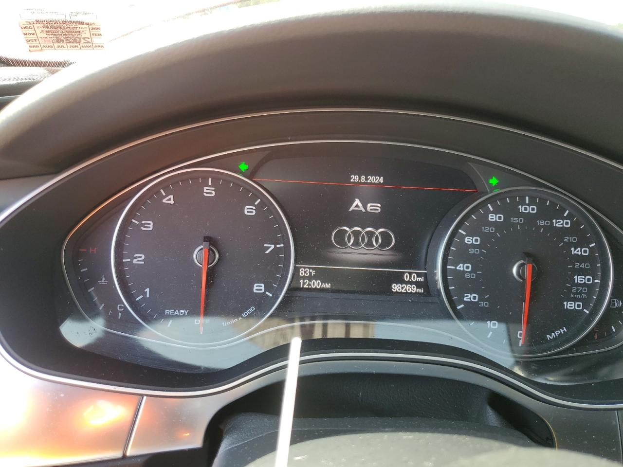 WAUH2AFC9HN061671 2017 Audi A6 Prestige