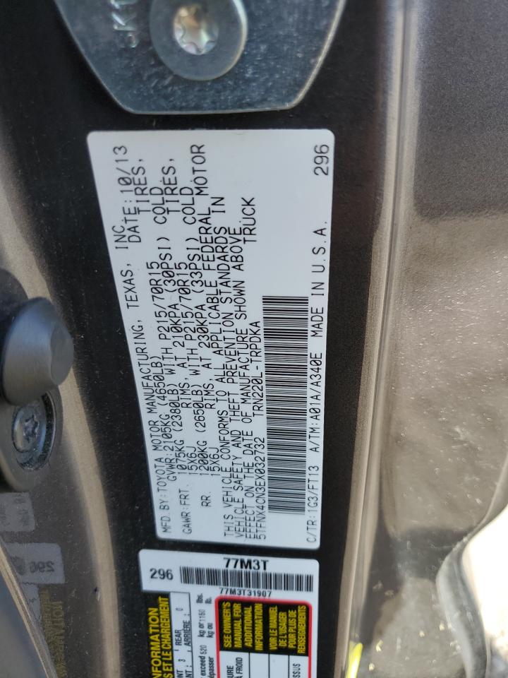 5TFNX4CN3EX032732 2014 Toyota Tacoma