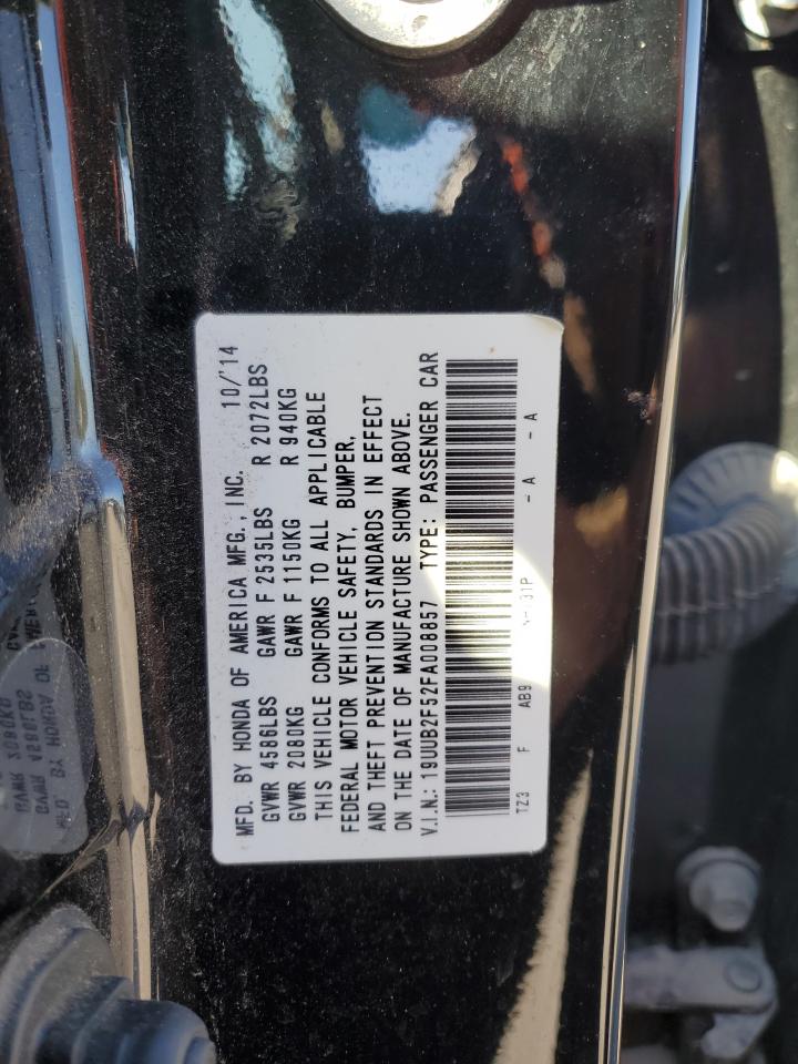 19UUB2F52FA008857 2015 Acura Tlx Tech