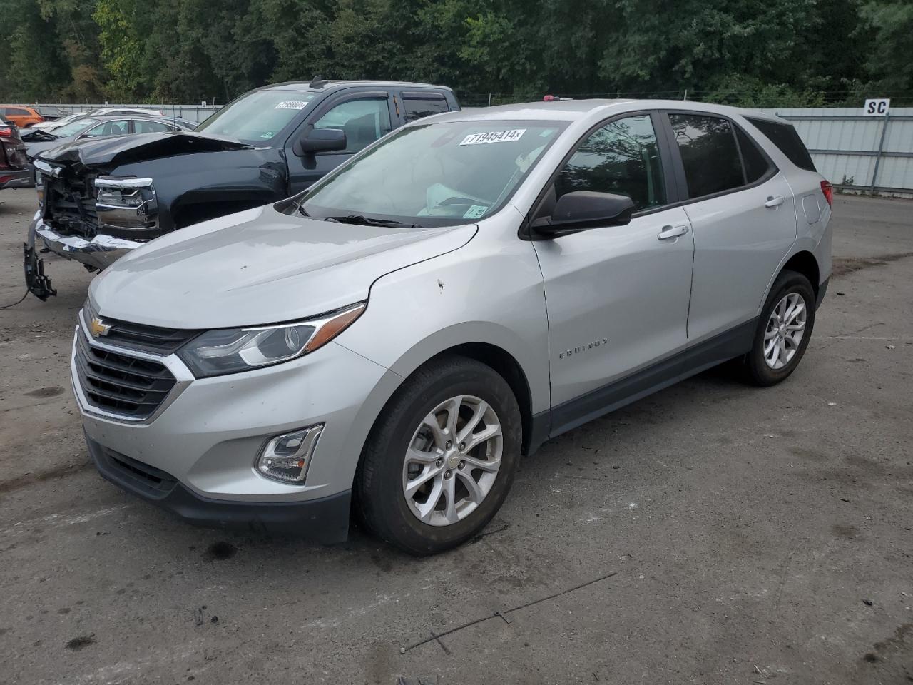 2020 Chevrolet Equinox Ls VIN: 3GNAXHEV0LS625800 Lot: 71945414