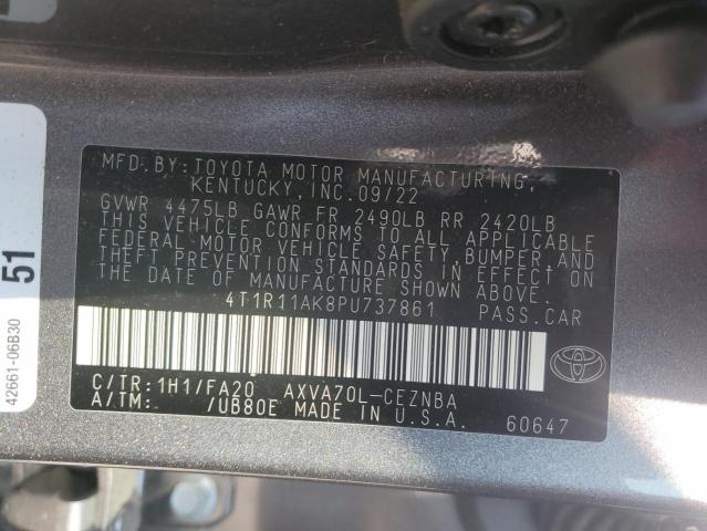 4T1R11AK8PU737861 Toyota Camry LE 12