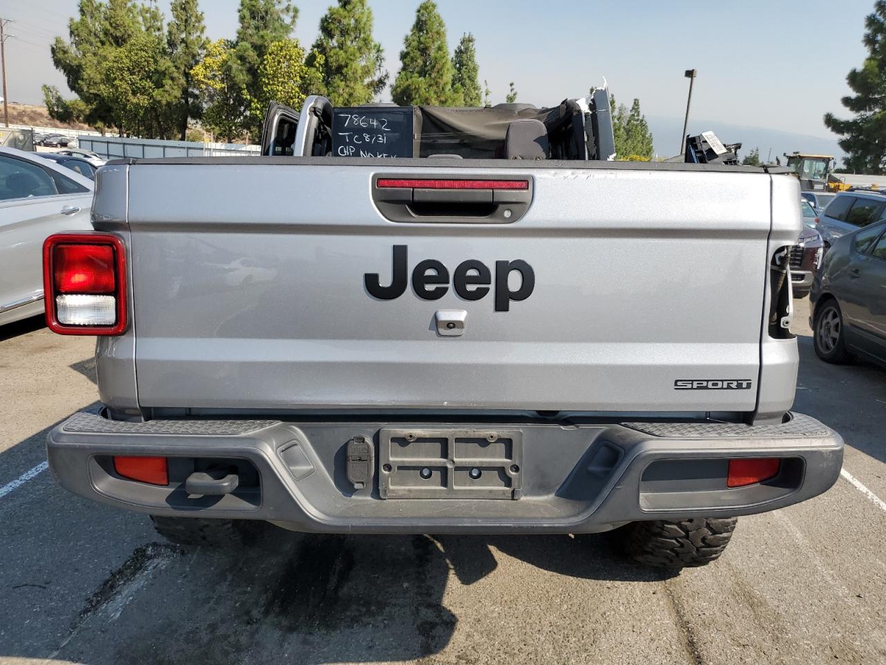 2020 Jeep Gladiator Sport VIN: 1C6HJTAG1LL160606 Lot: 70686774