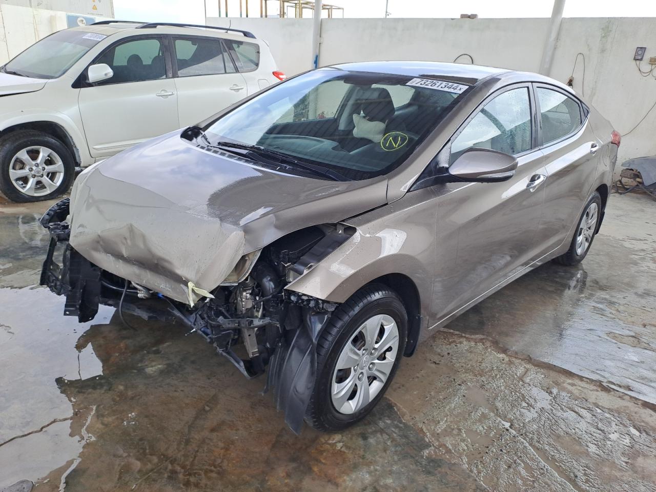 KMHDG41CXEU793624 - 2014 HYUNDAI ELANTRA - #73261344