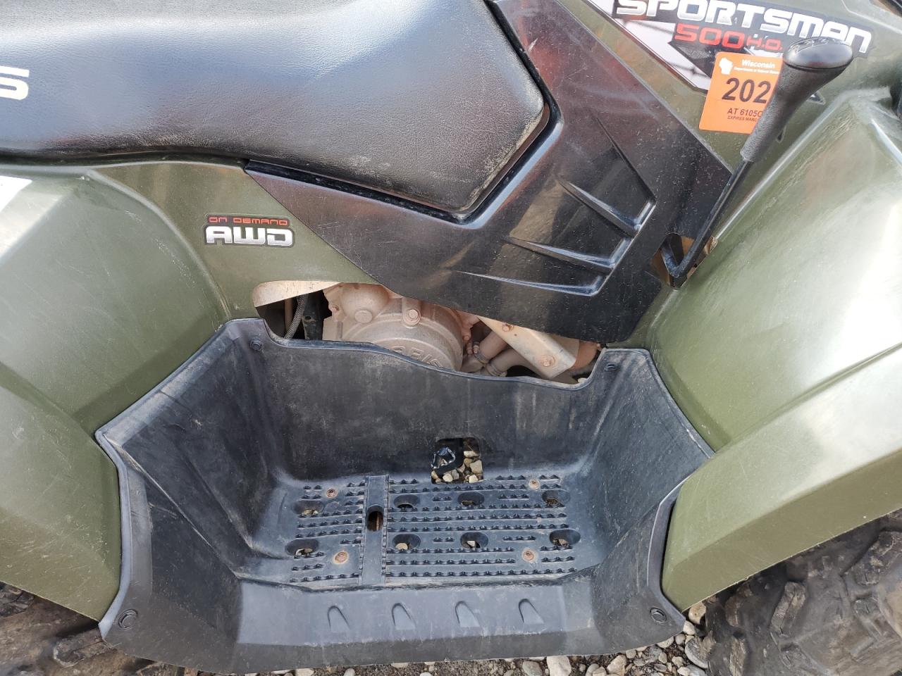 2009 Polaris Sportsman 500 Efi VIN: 4XAMN50A69A548835 Lot: 72253874