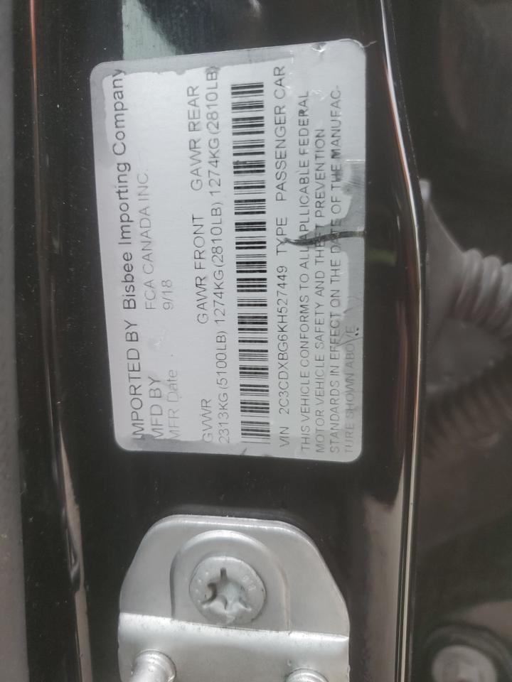 2C3CDXBG6KH527449 2019 DODGE CHARGER - Image 14