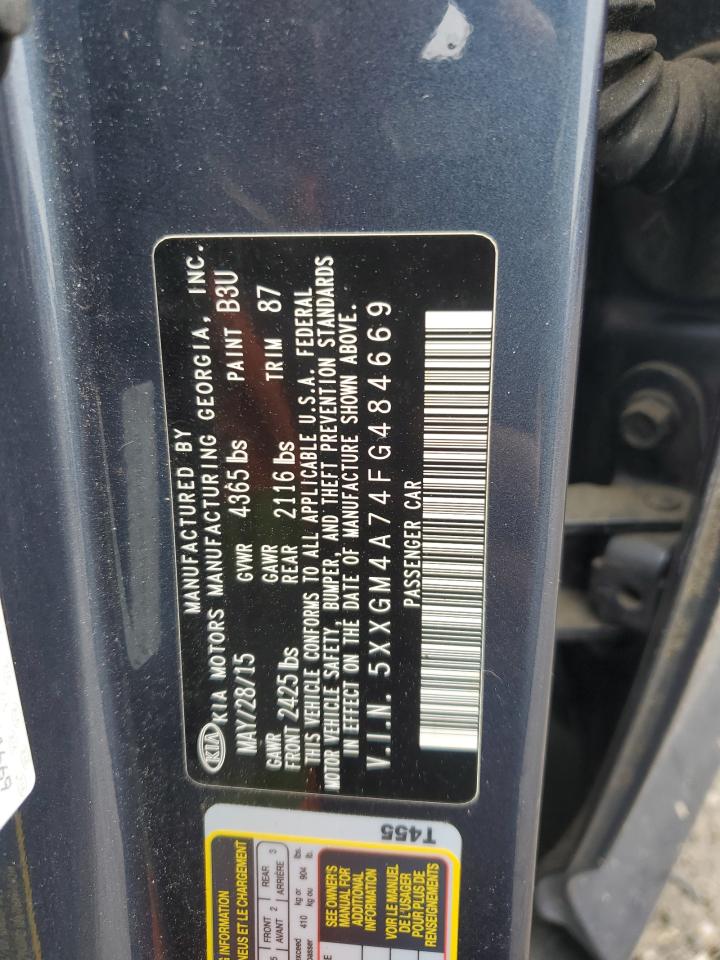 5XXGM4A74FG484669 2015 KIA OPTIMA - Image 12