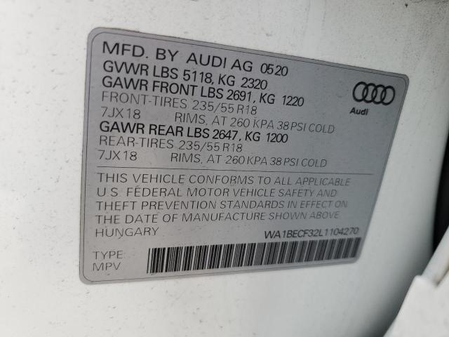 WA1BECF32L1104270 Audi Q3 PREMIUM 13