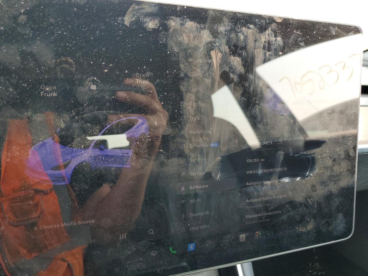 2019 Tesla Model 3 VIN: 5YJ3E1EA1KF296379 Lot: 70523374