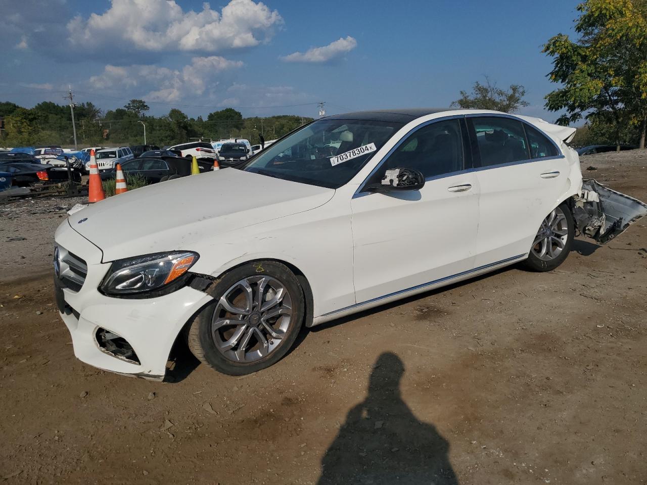 VIN 55SWF4JB1FU065495 2015 MERCEDES-BENZ C-CLASS no.1