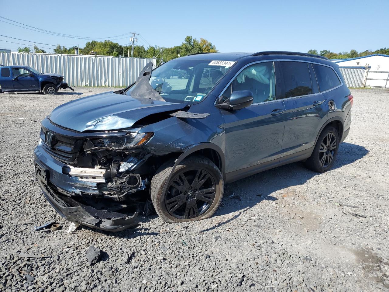 2021 Honda Pilot Se VIN: 5FNYF6H27MB045583 Lot: 68638944