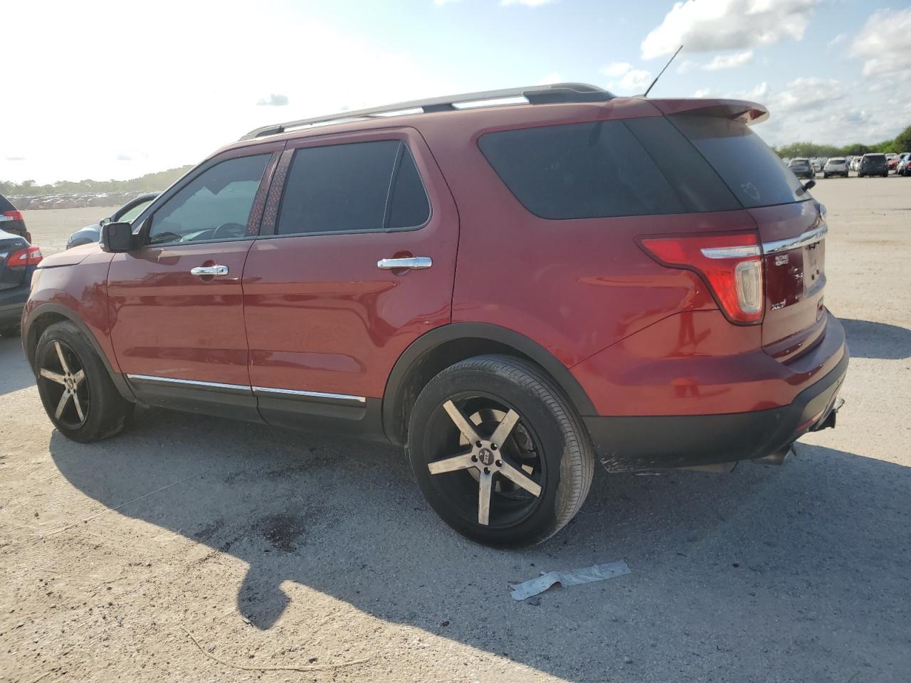 2015 Ford Explorer Xlt red null gas 1FM5K7D8XFGA92948 photo #3