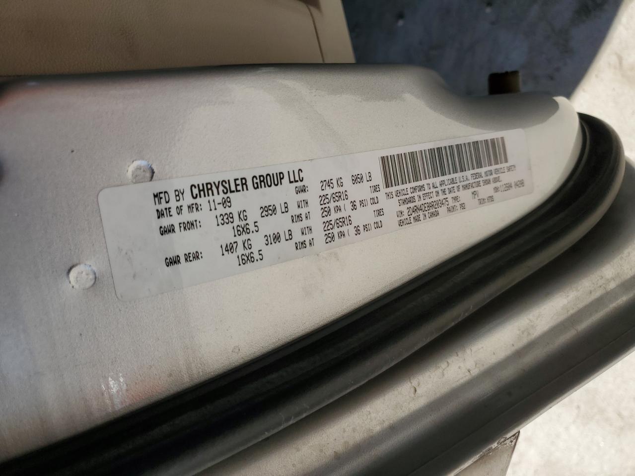 2D4RN4DE8AR203475 2010 Dodge Grand Caravan Se