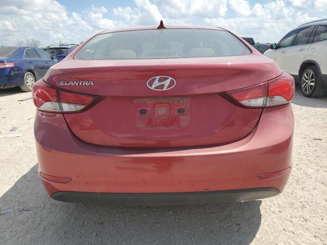  HYUNDAI ELANTRA 2014 Czerwony