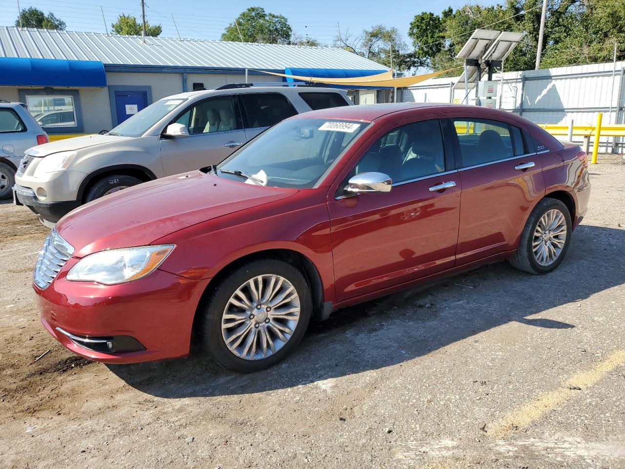 2012 Chrysler 200 Limited red null flexible 1C3CCBCG3CN241846 photo #1