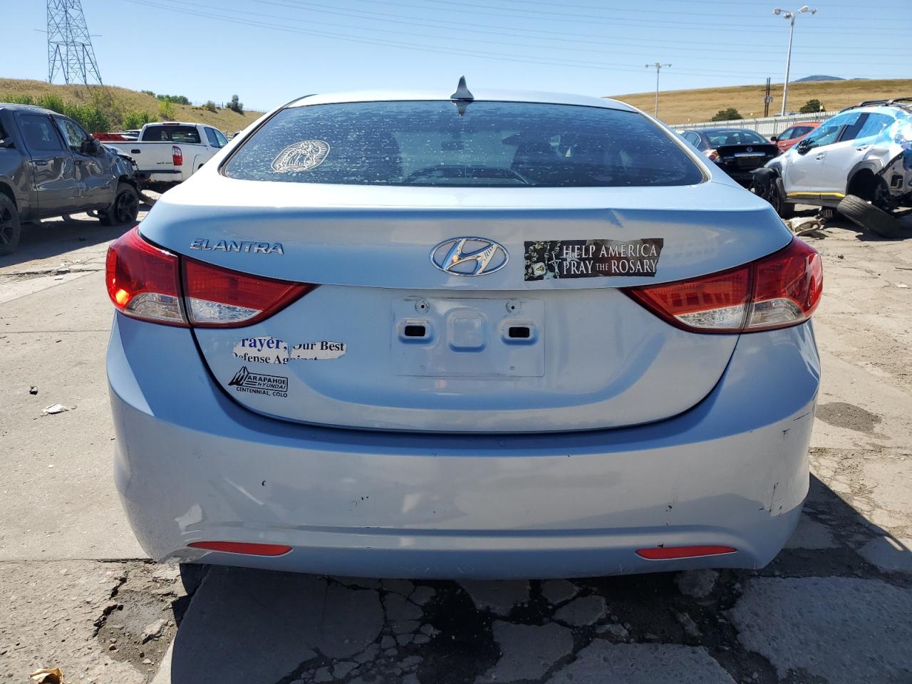 2013 Hyundai Elantra Gls VIN: KMHDH4AE6DU708730 Lot: 72207664