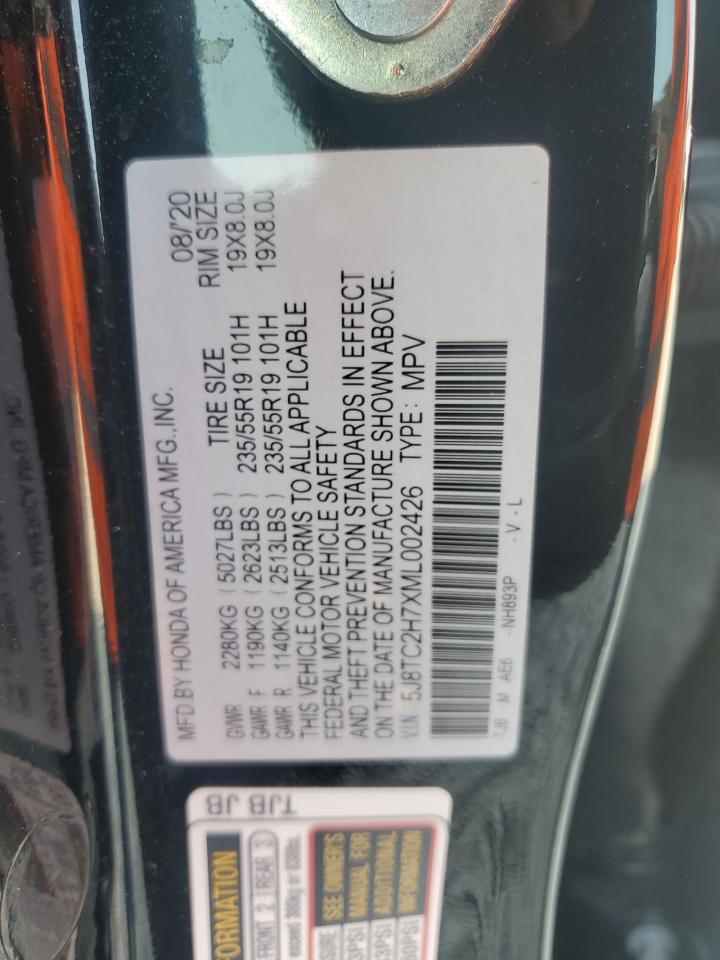 5J8TC2H7XML002426 2021 Acura Rdx Advance