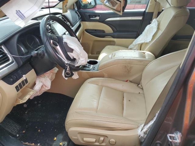  TOYOTA HIGHLANDER 2017 tan