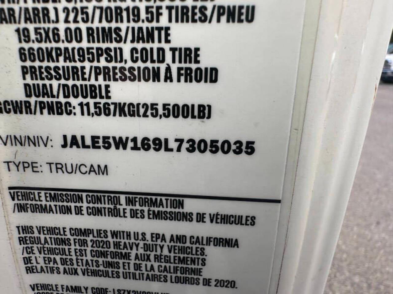 JALE5W169L7305035 2020 Isuzu Nrr